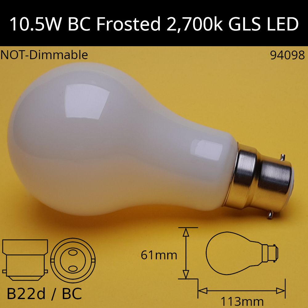 LED Filament Frosted GLS