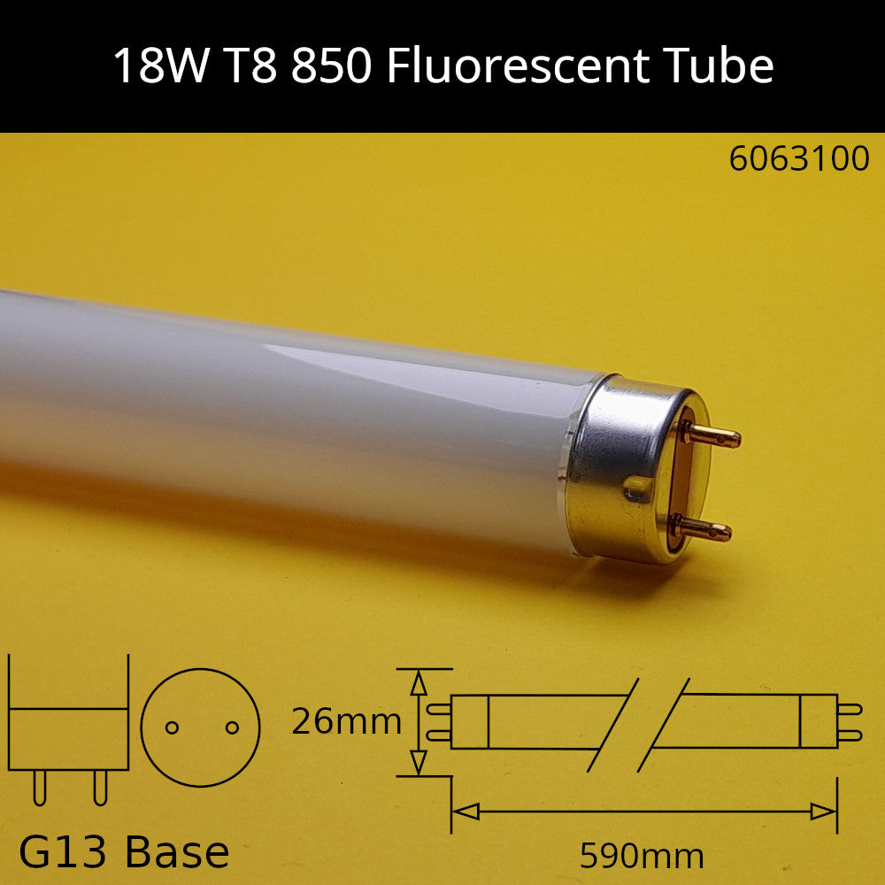 18W T8 590mm Fluorescent Tubes