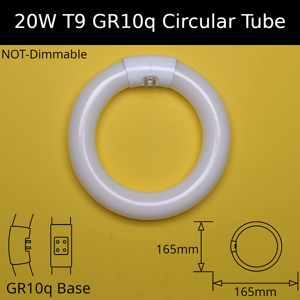 20W T9 GR10q Circular Tube