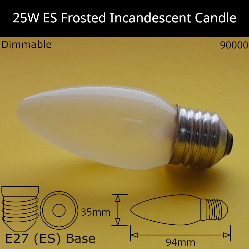 Frosted Candle