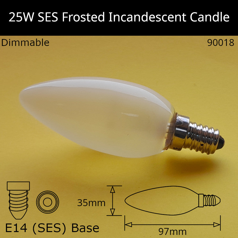 Frosted Candle