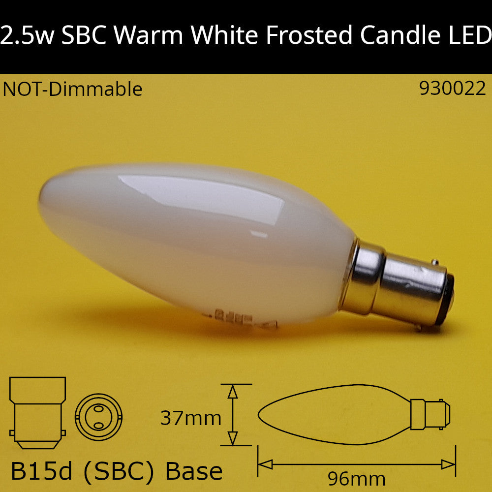 LED Frosted Candles
