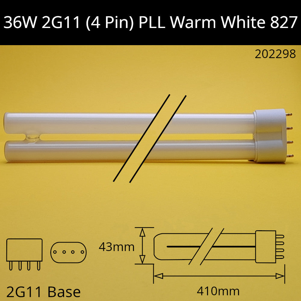36W 2G11 (4 pin) Fluorescent PLL
