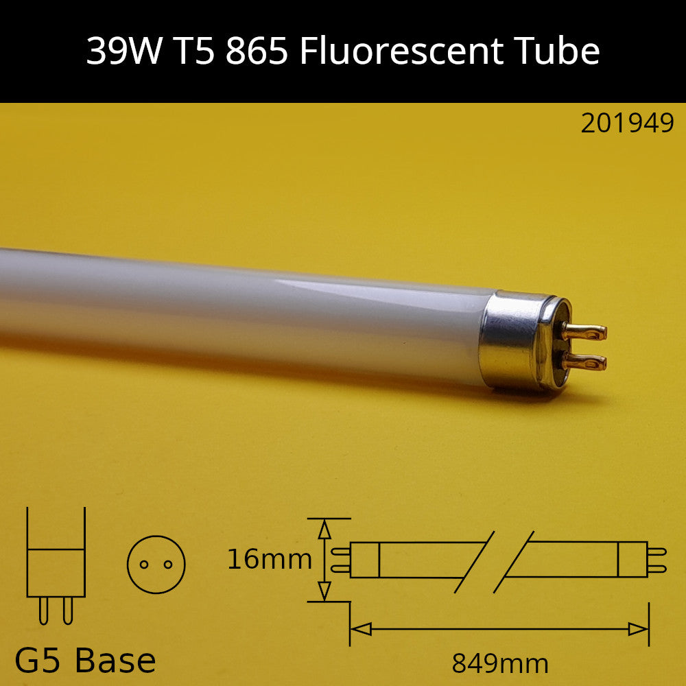 39W T5 849mm Fluorescent Tubes