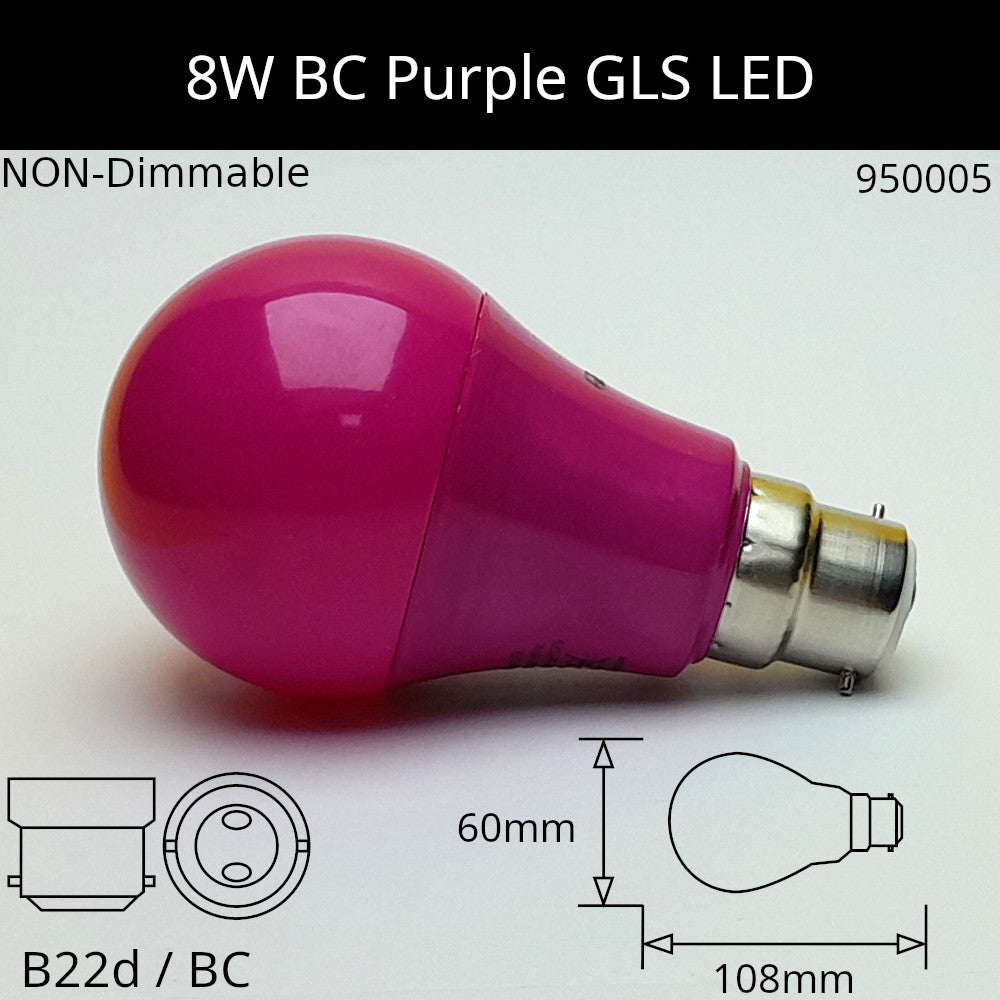 Coloured GLS LED