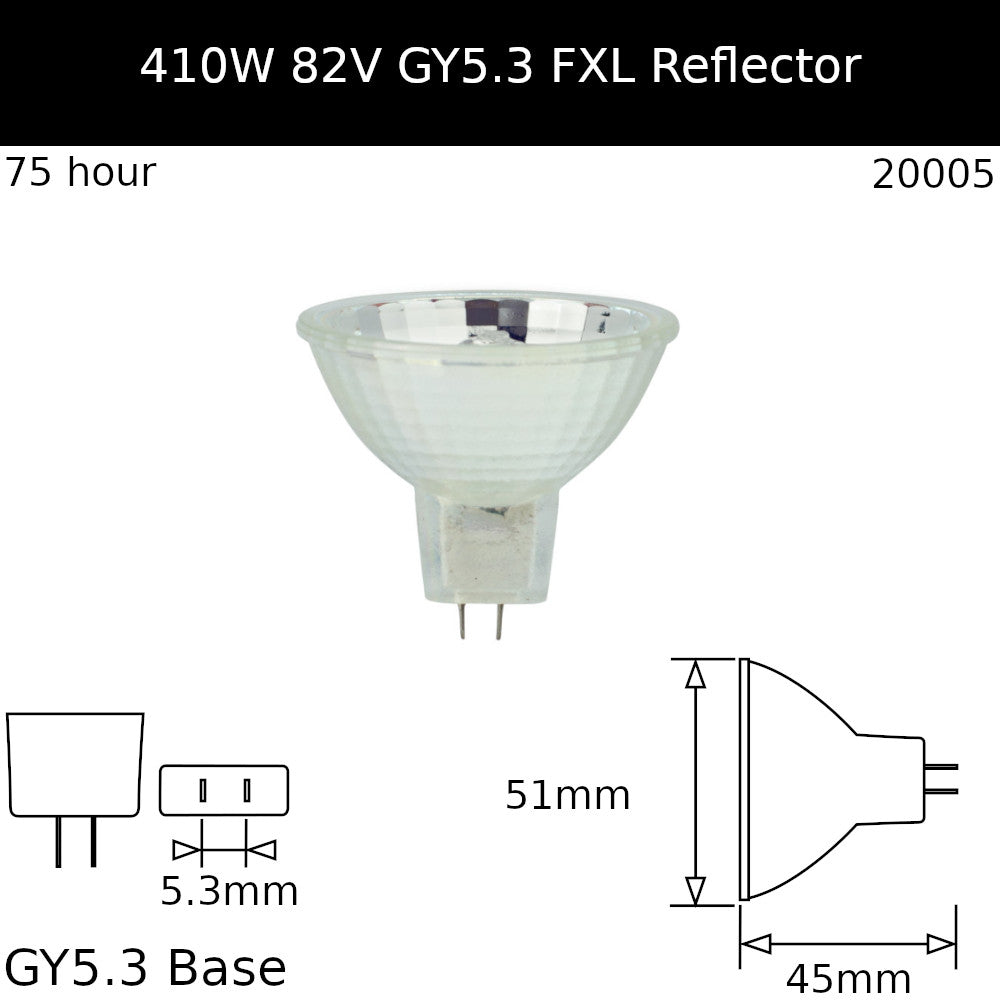 FXL 410W 82V GY5.3 - Osram Code 93526