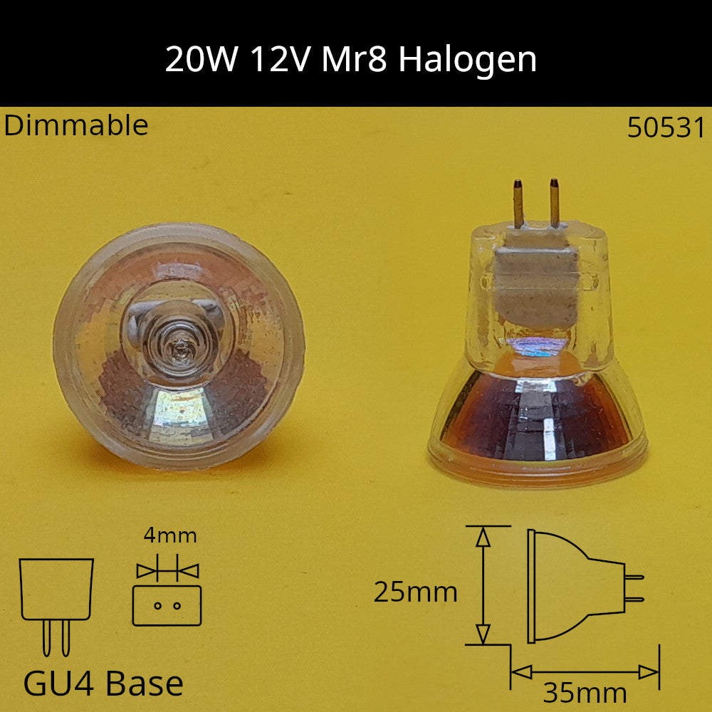 Halogen MR8 Reflectors