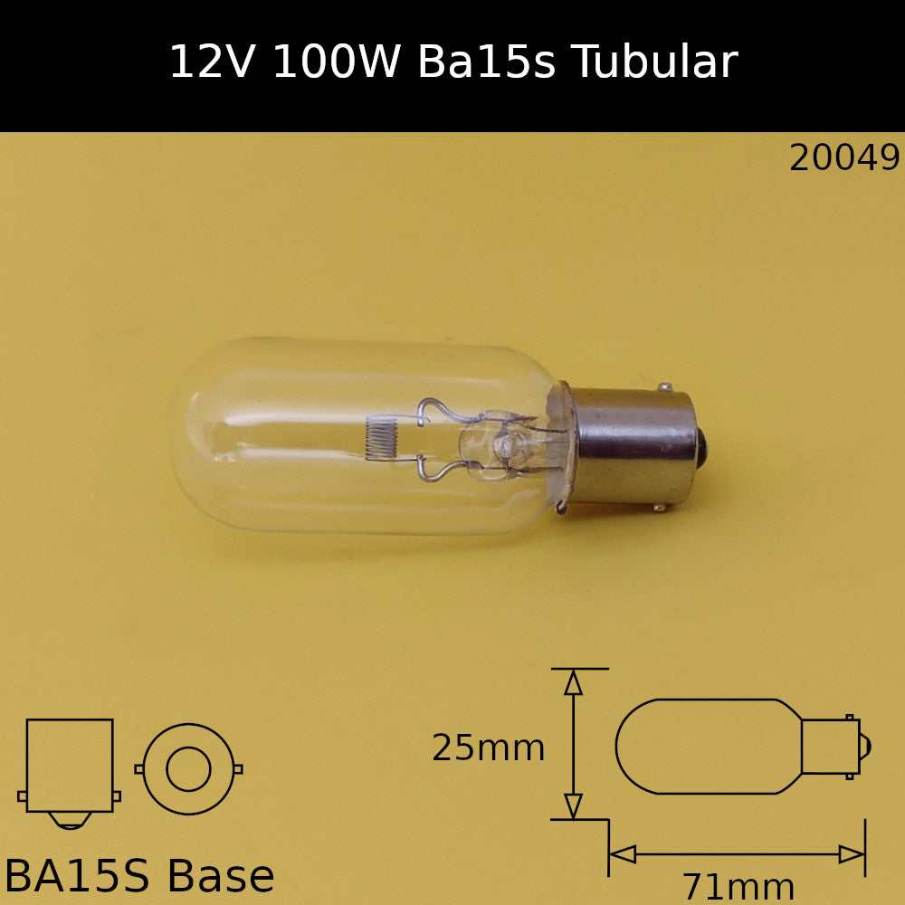 BA15s Tubular