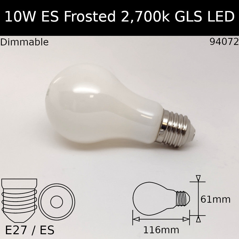 LED Filament Frosted GLS