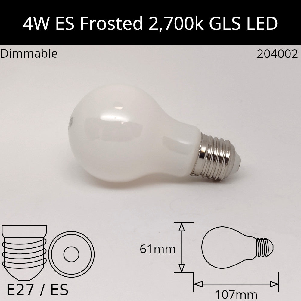 LED Filament Frosted GLS