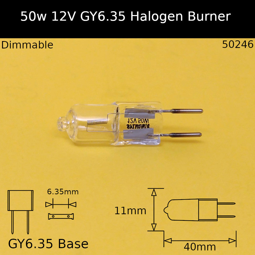 Halogen GY6.35 Low Voltage Burners