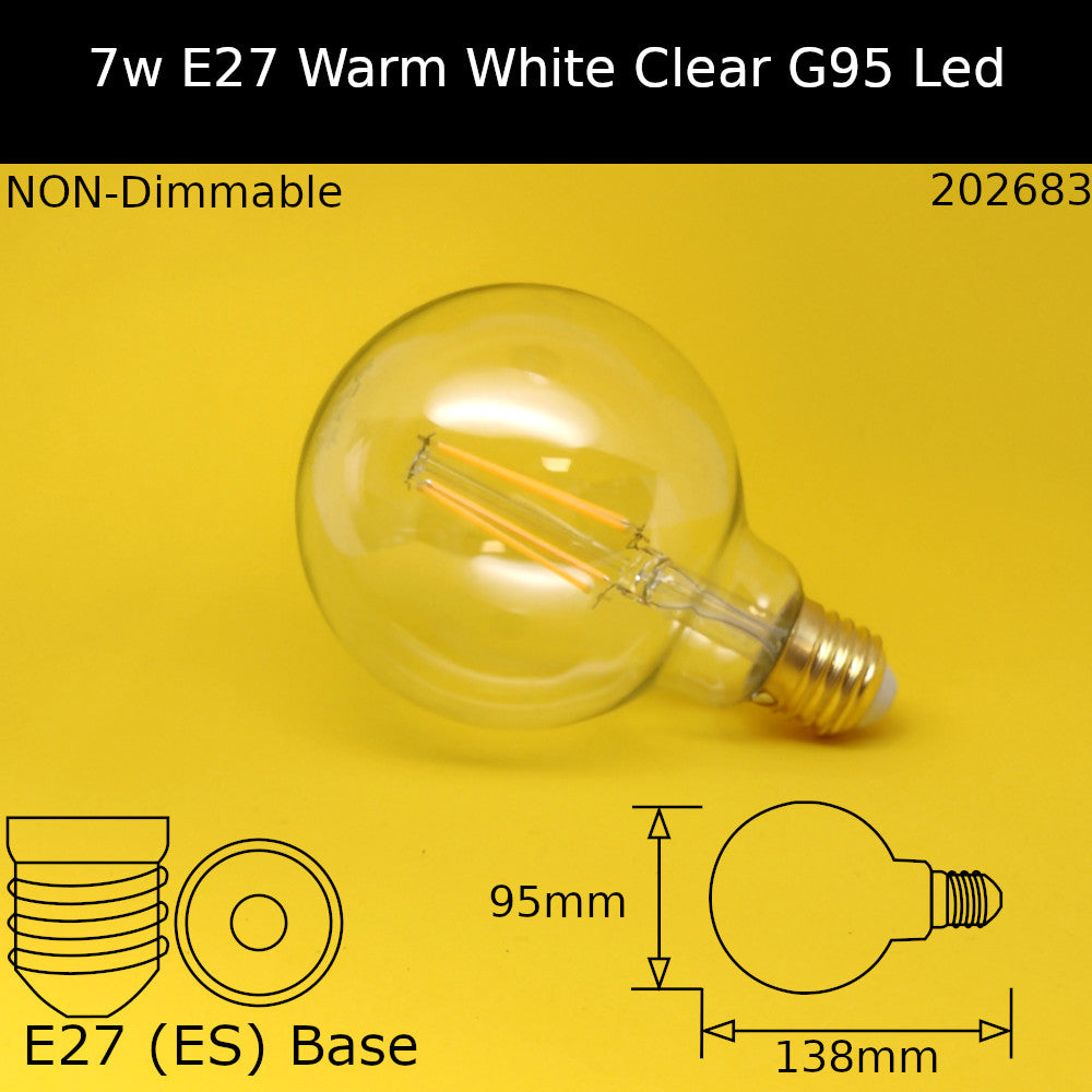 LED Clear Dolly Bulb