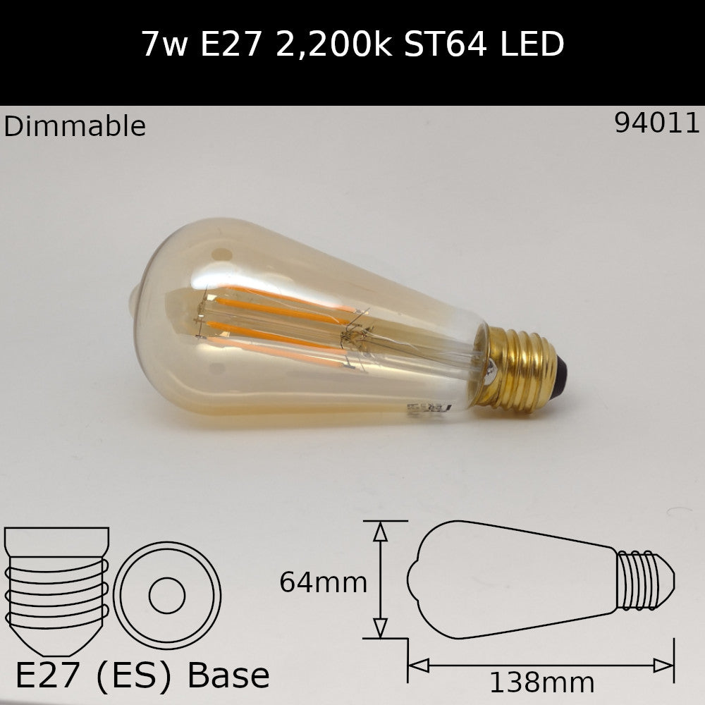 LED ST64 Clear Filament