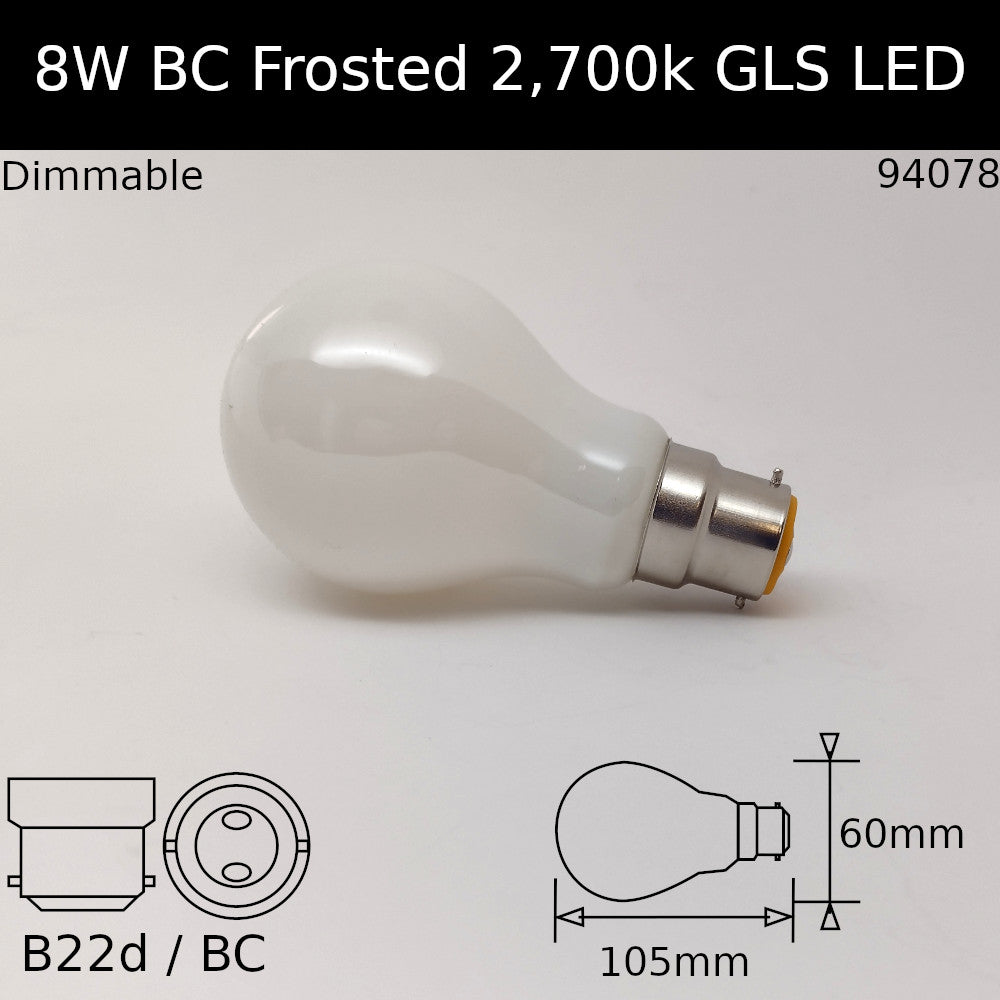 LED Filament Frosted GLS