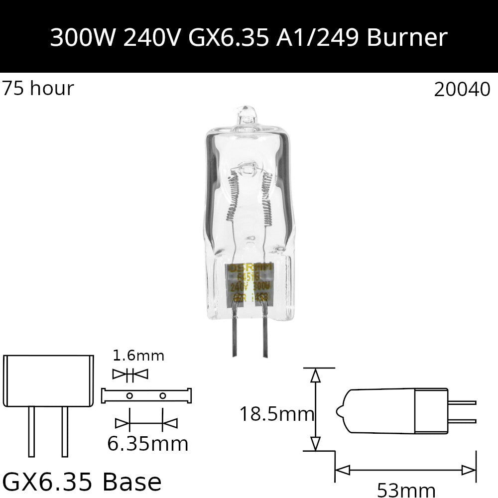 Burner Glass Base