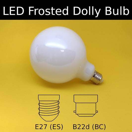 LED Frosted Dolly Bulbs