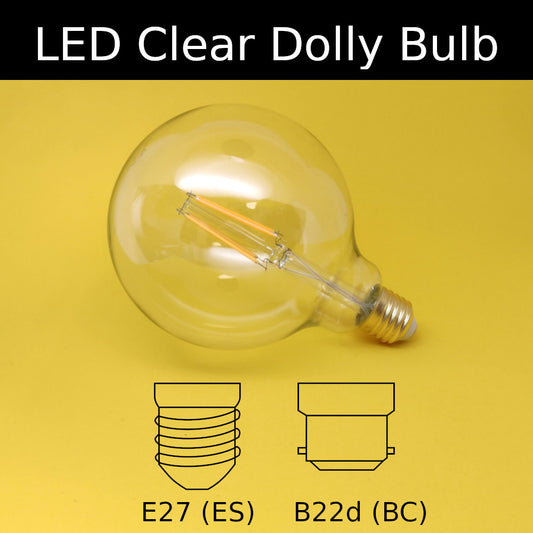 LED Clear Dolly Bulb