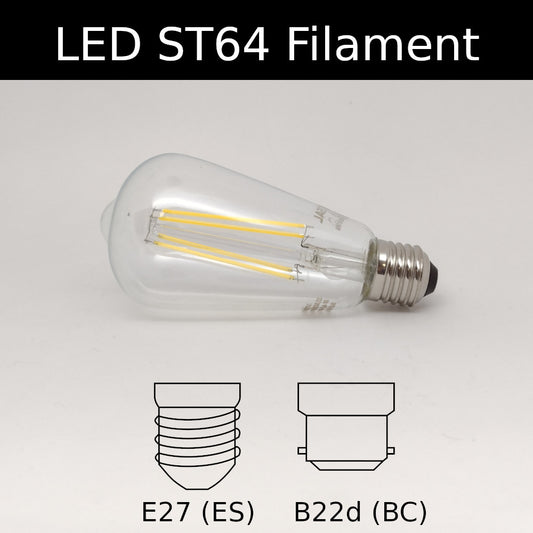 LED ST64 Clear Filament