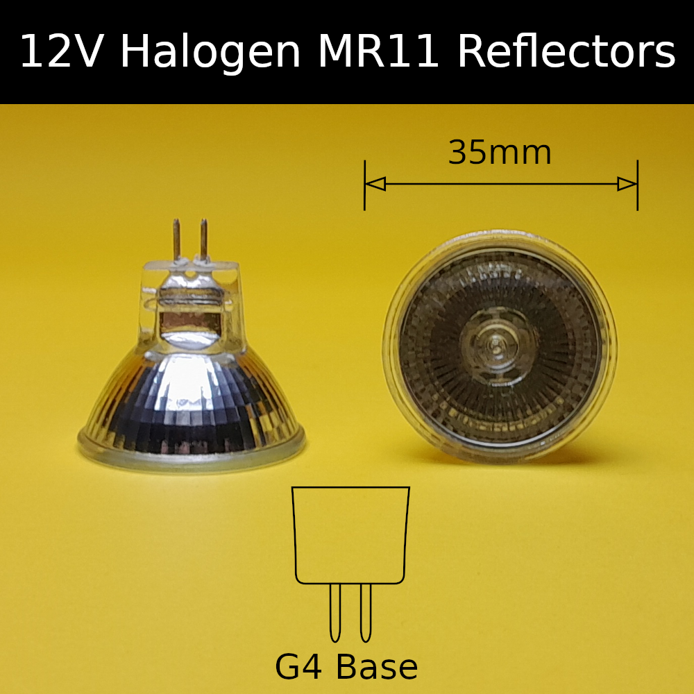 12V Halogen MR11 Reflectors