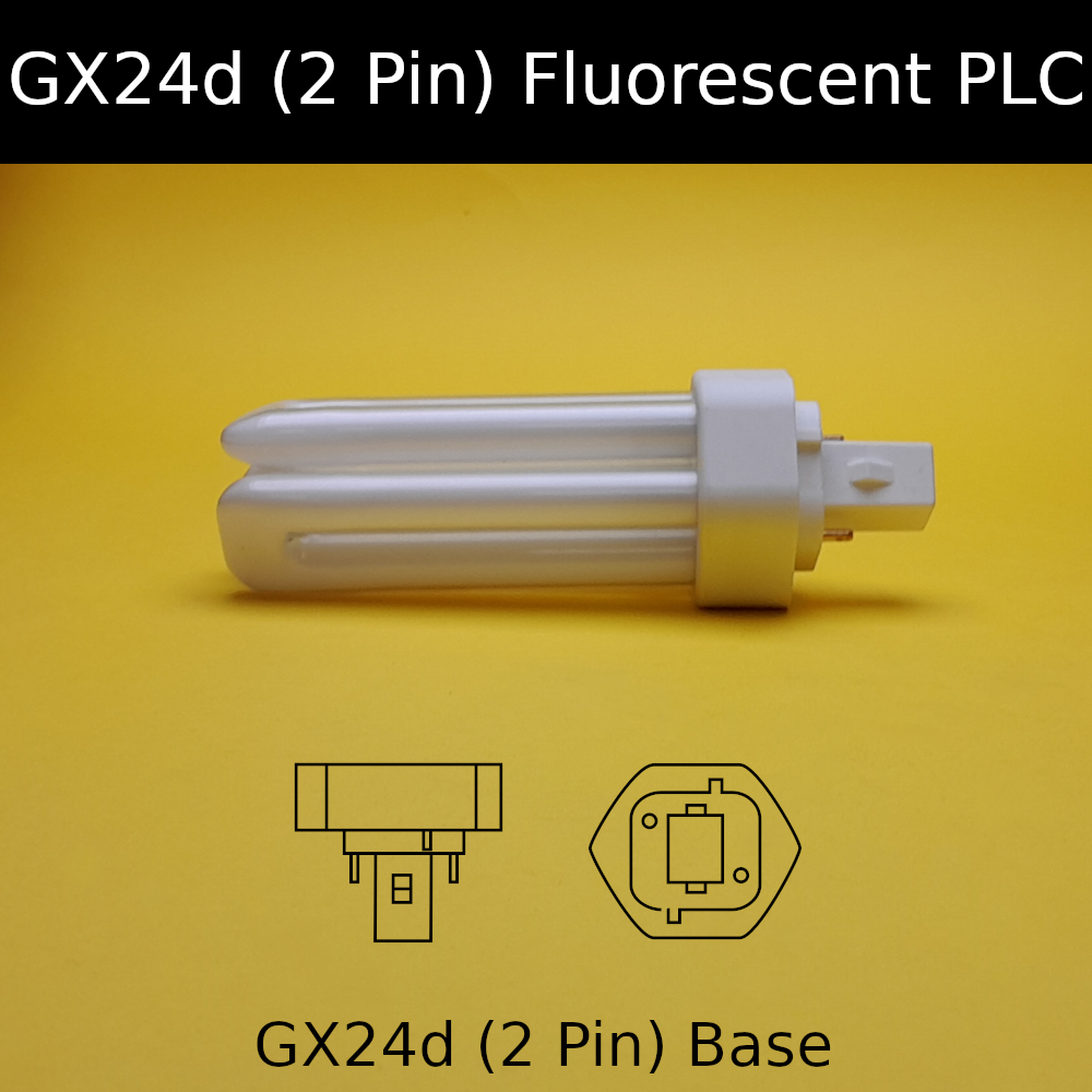 GX24d (2 Pin) Fluorescent PLC