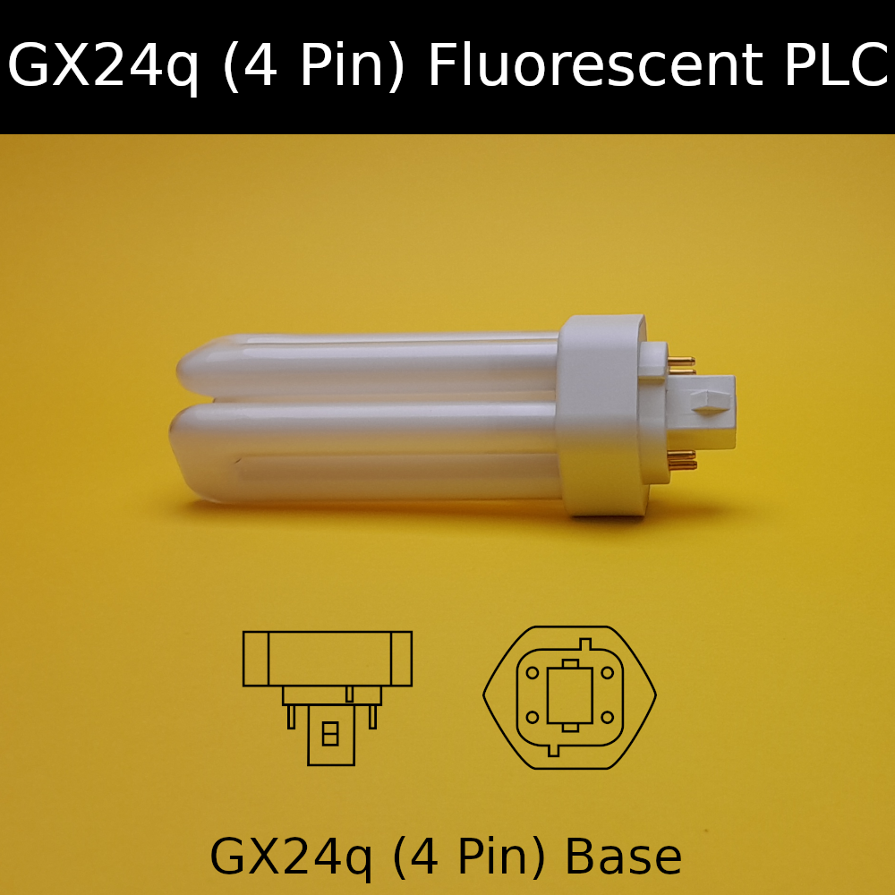 GX24q (4 Pin) Fluorescent PLC