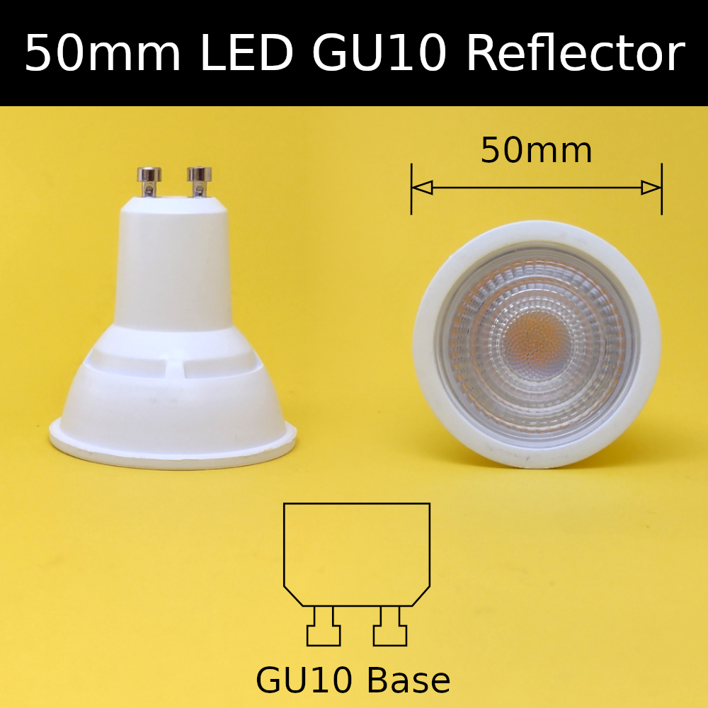 50mm LED GU10 Reflector