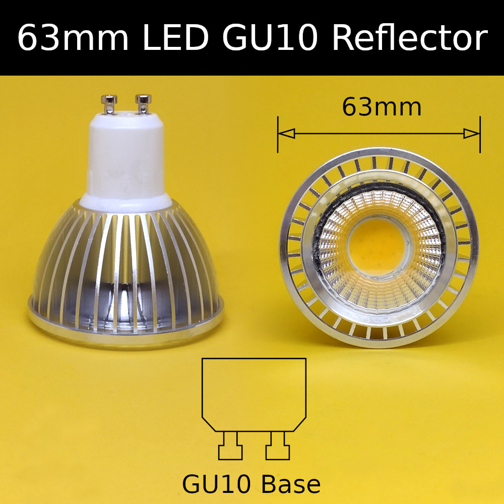 63mm LED GU10 Reflector