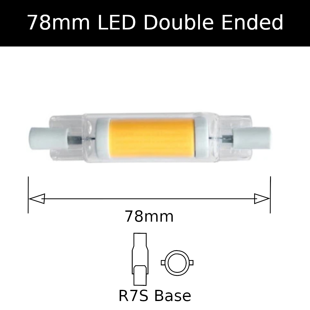 78mm LED Double Ended