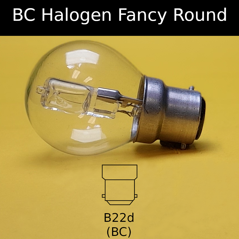 BC Halogen Fancy Round