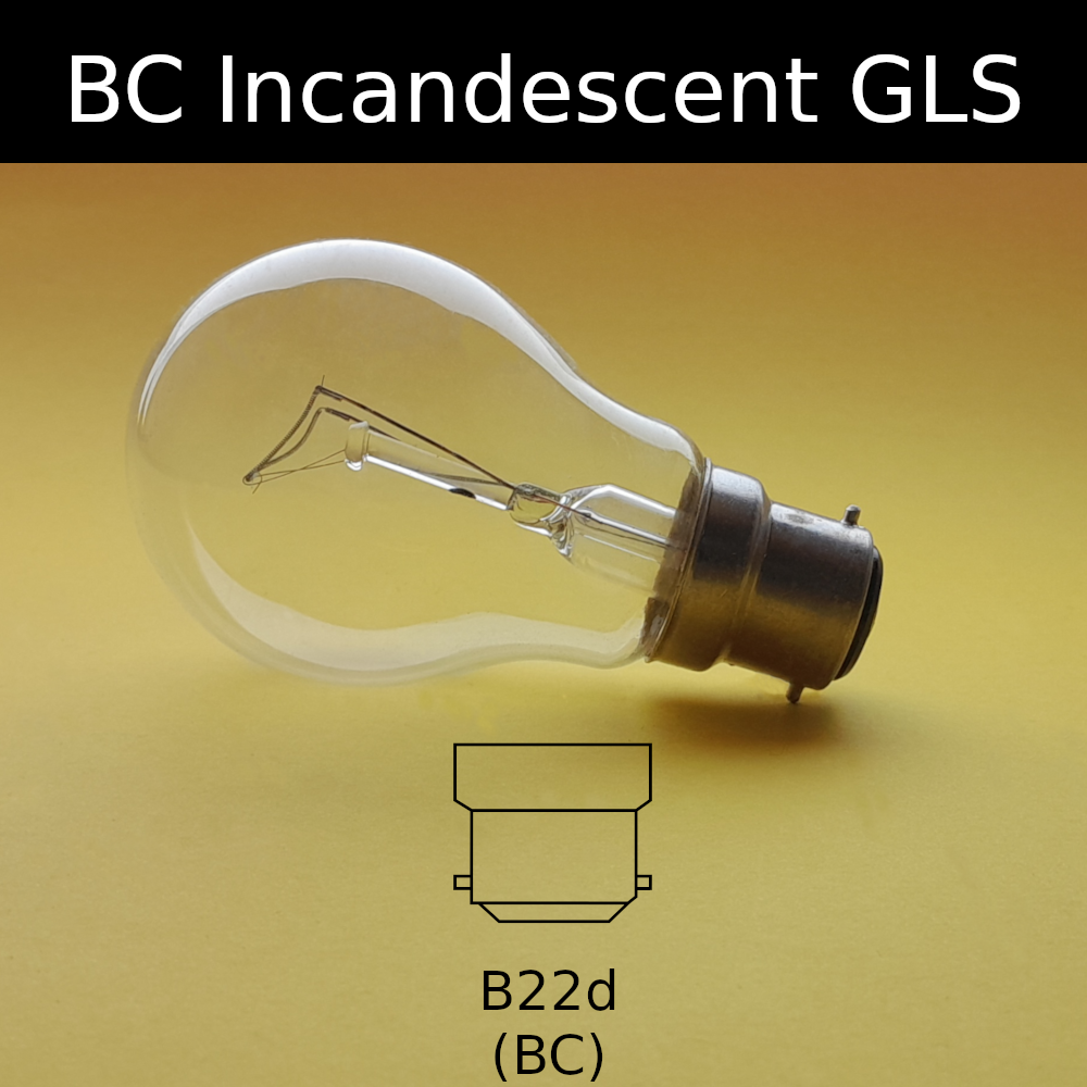 BC Incandescent GLS