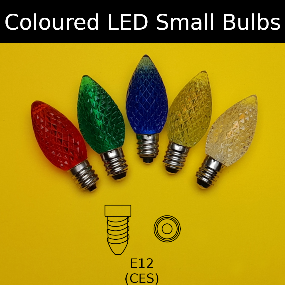 Coloured LED Small Bulbs