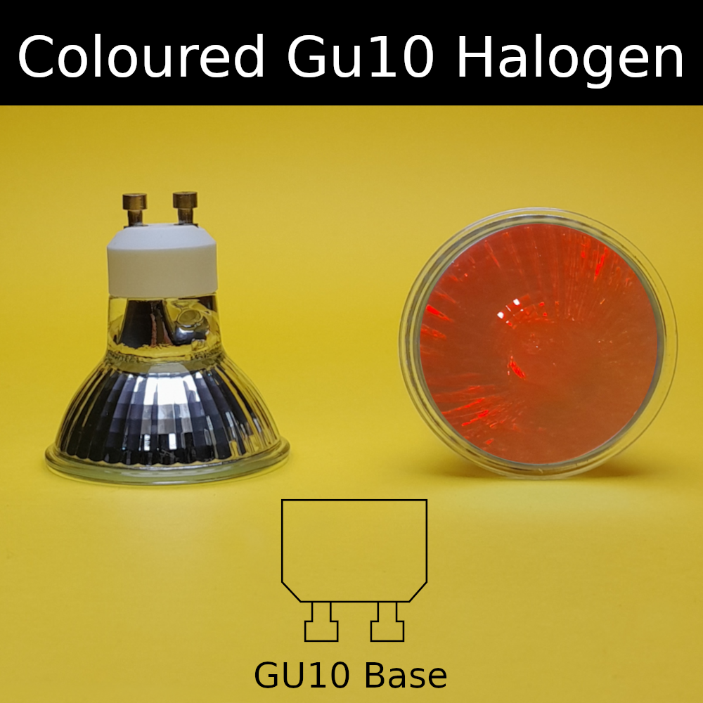 Coloured Gu10 Halogen