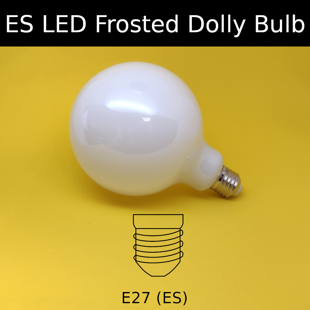 ES LED Frosted Dolly Bulbs