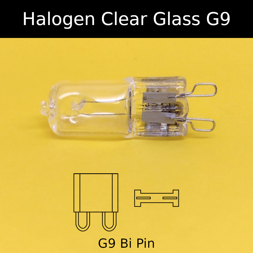 Halogen Clear Glass G9 Burners