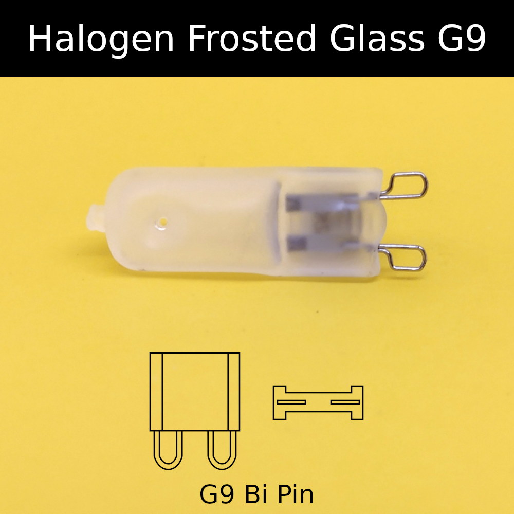 Halogen Frosted Glass G9 Burners