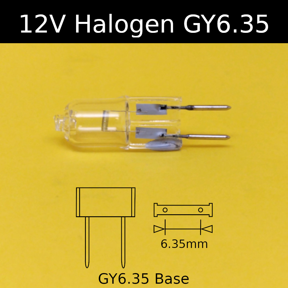 12V Halogen GY6.35 Low Voltage Burners