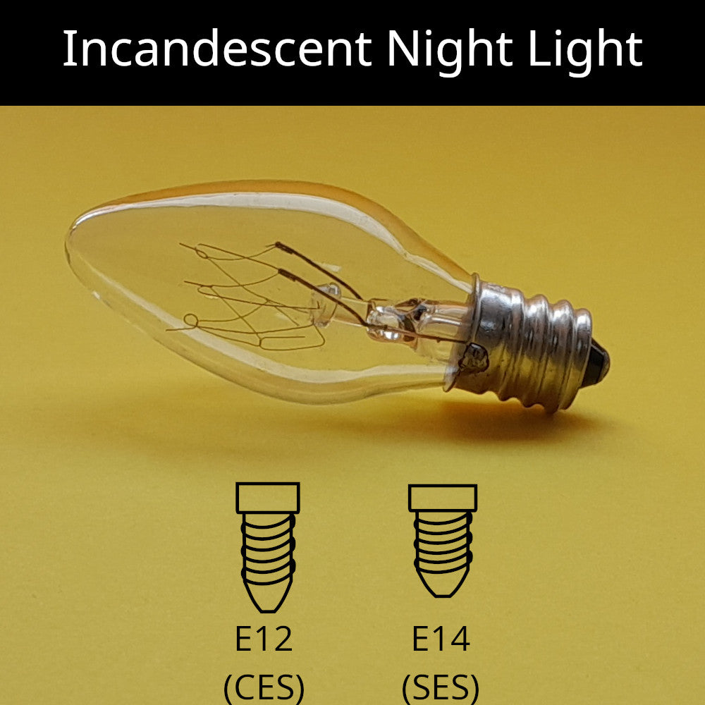 Incandescent Night Light Bulbs
