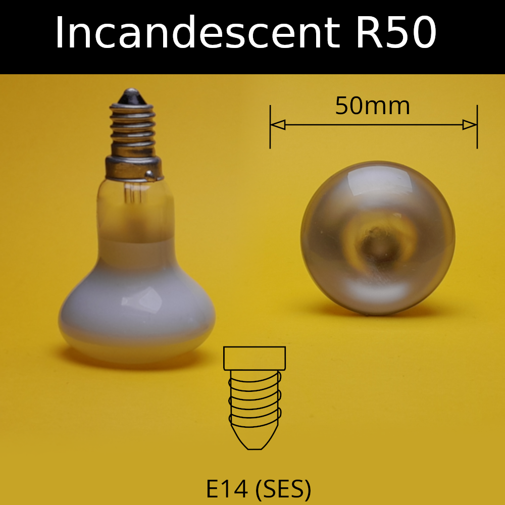 Incandescent R50 Reflectors