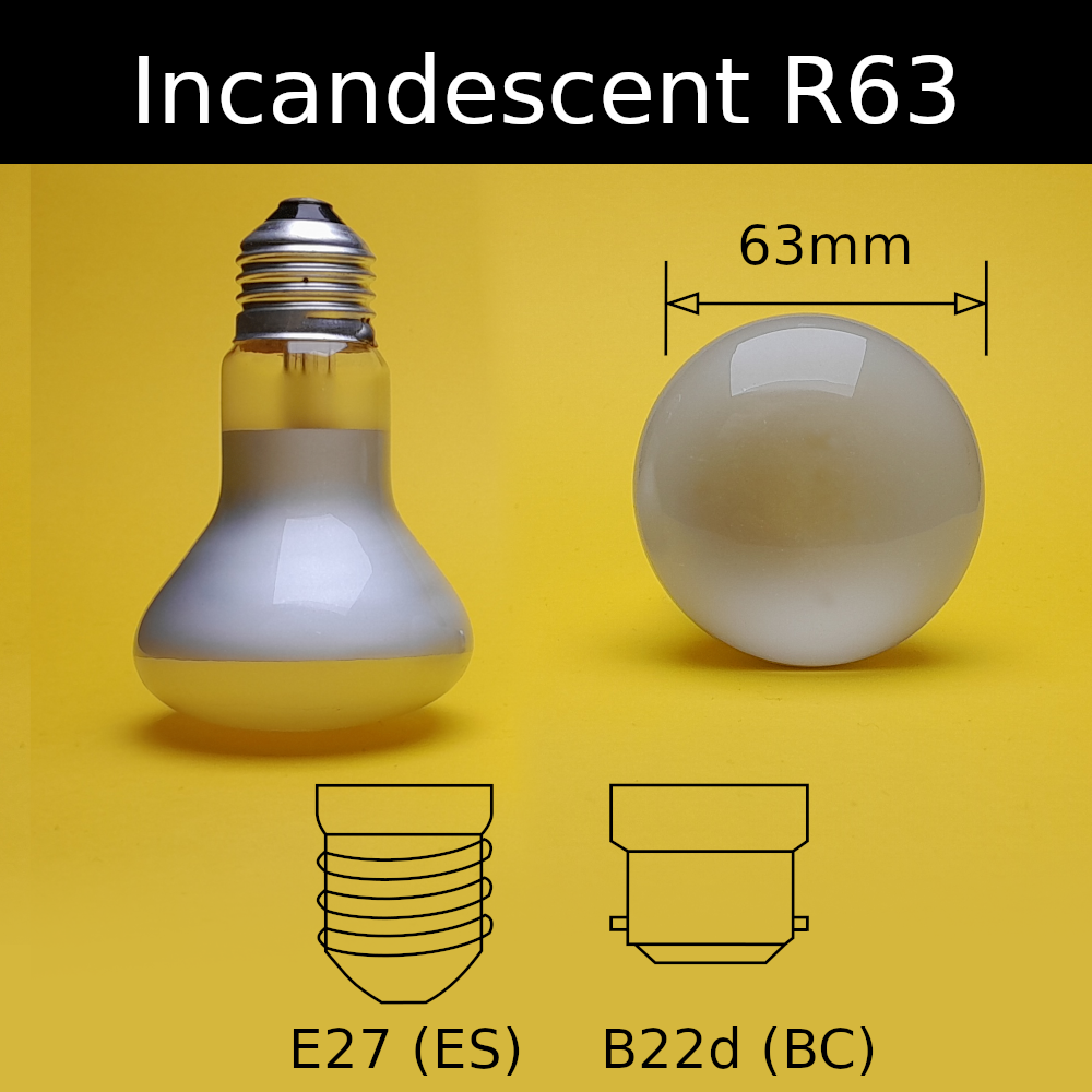Incandescent R63 Reflectors