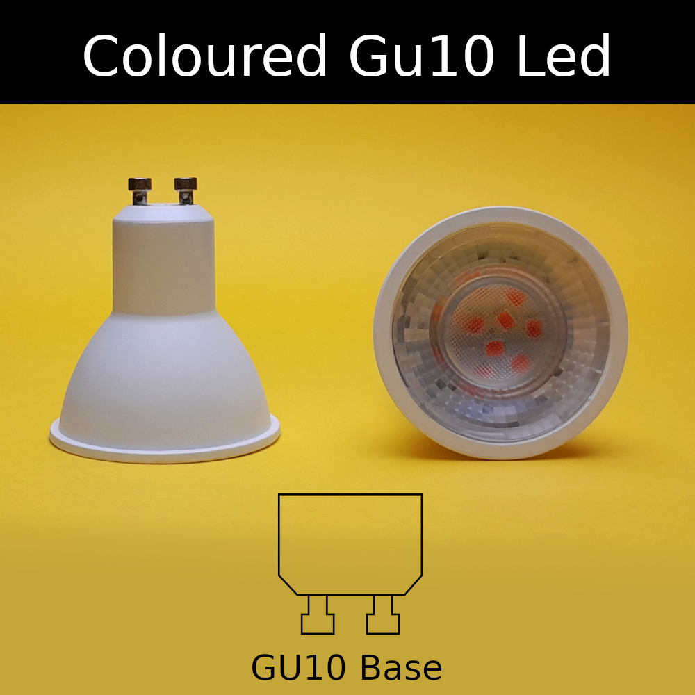 Coloured Gu10 Led