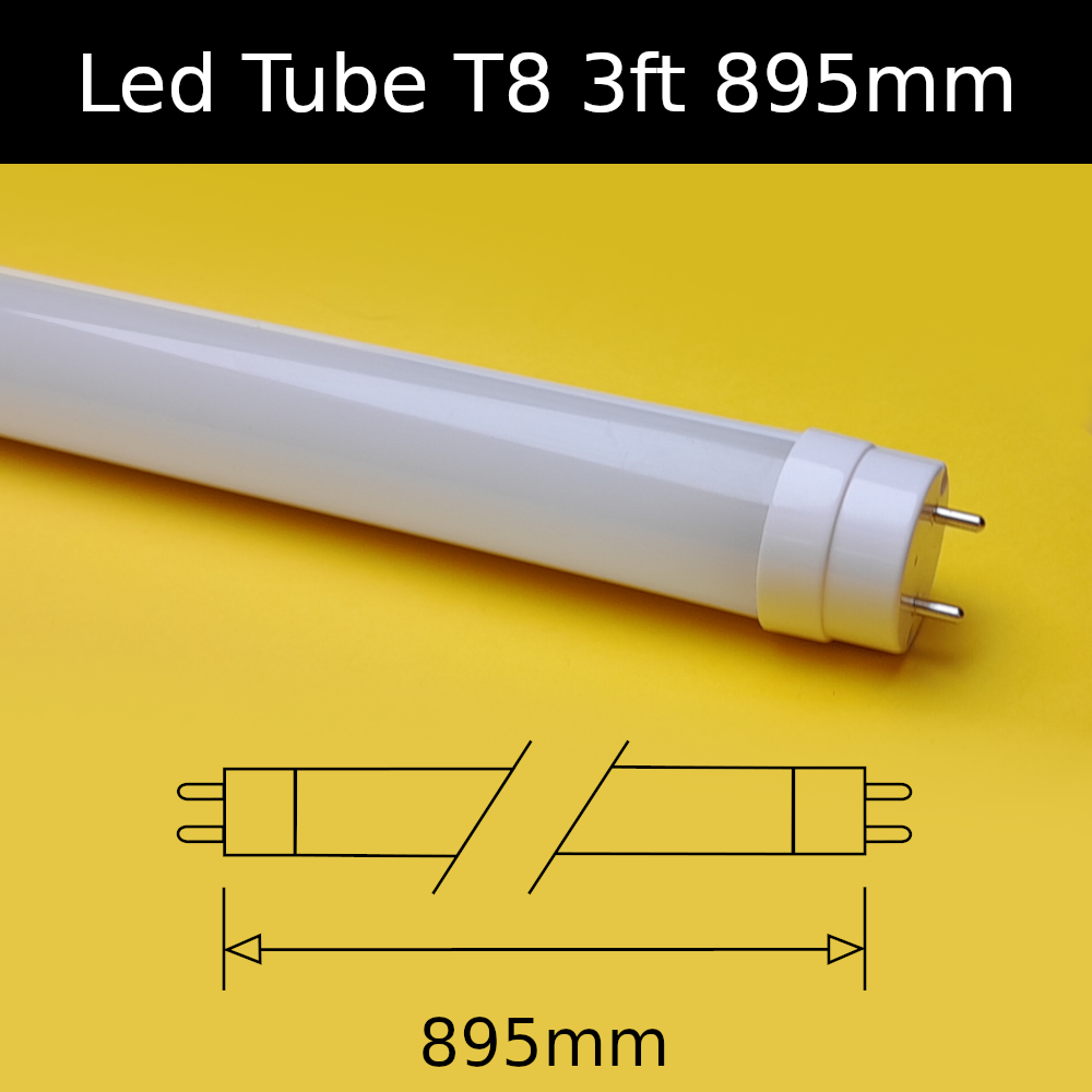 Led Tube T8 3ft 895mm