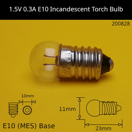 E10 (MES) / 1.5V / 0.45W - 0.3A