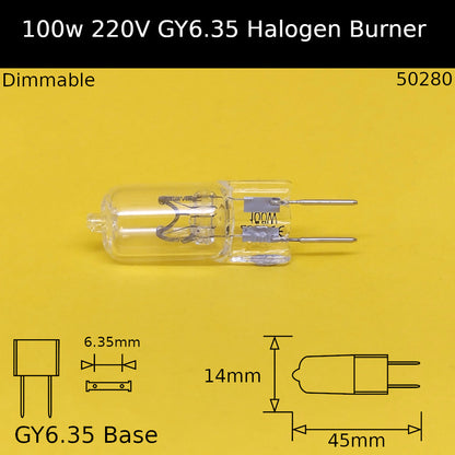 Halogen 220v GY6.35 Burners