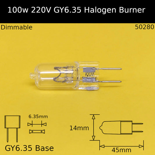 GY6.35 / 100W - Clear
