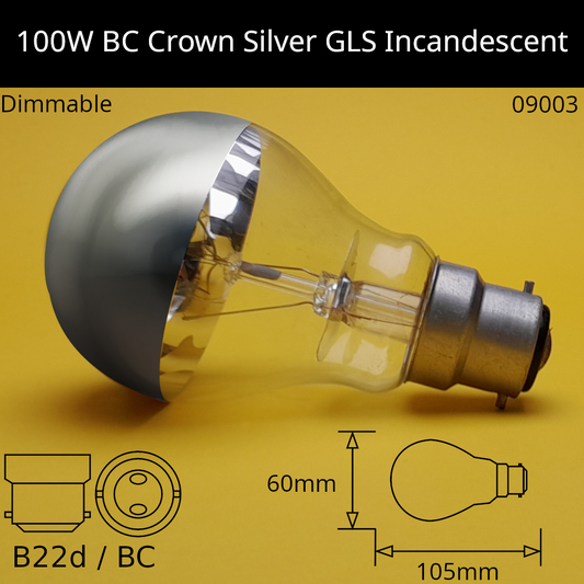 B22D (BC) / GLS / 100W