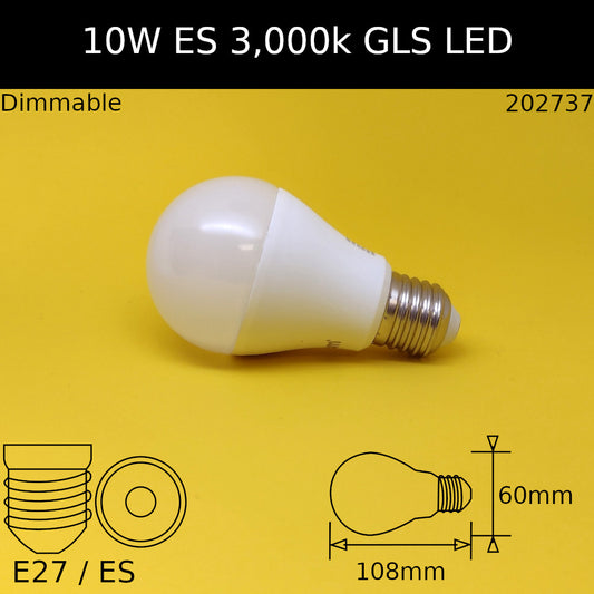 Warm White / Yes / 10W - 3000K