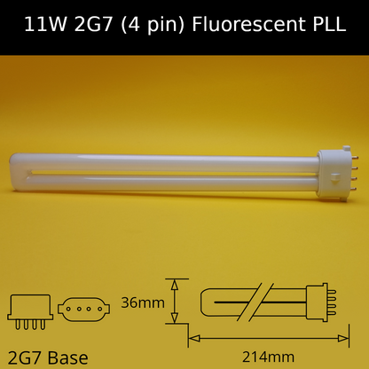 11W 2G7 (4 pin) Fluorescent PLL