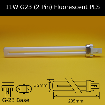 11W G23 (2 Pin) Fluorescent PLS