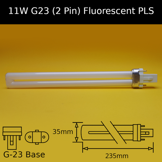 11W G23 (2 Pin) Fluorescent PLS