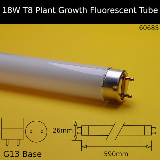18W T8 Plant Growth Fluorescent Tube